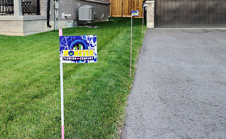 Driveway Markers in Support of Breast Cancer Canada