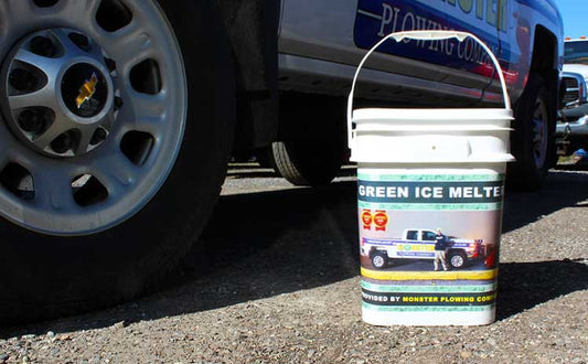 50 Lb Pail of ClearLane® Green Deicer